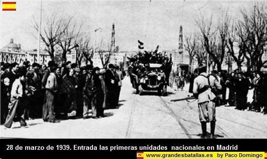 ENTRADA DE LOS NACIONALES EN MADRID
